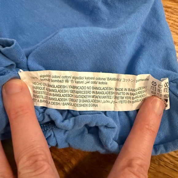 Zara Toddler Blue Ruffle Sleeve Tshirt size 3-4 Years - Picture 4 of 6